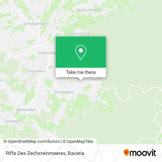 Карта Riffe Des Zechsteinmeeres