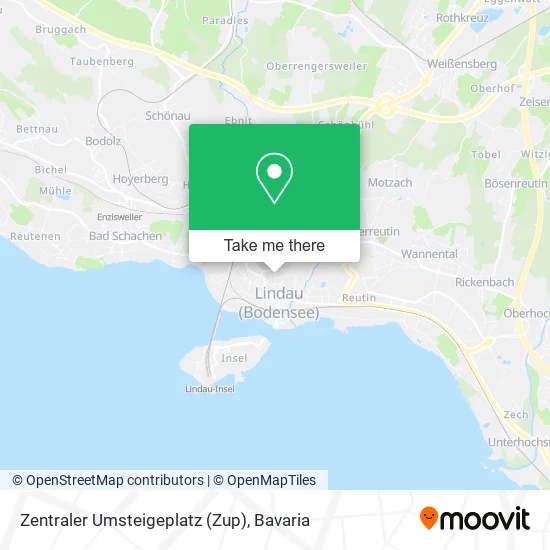 Карта Zentraler Umsteigeplatz (Zup)