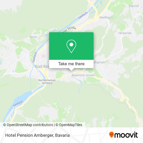 Hotel Pension Amberger map