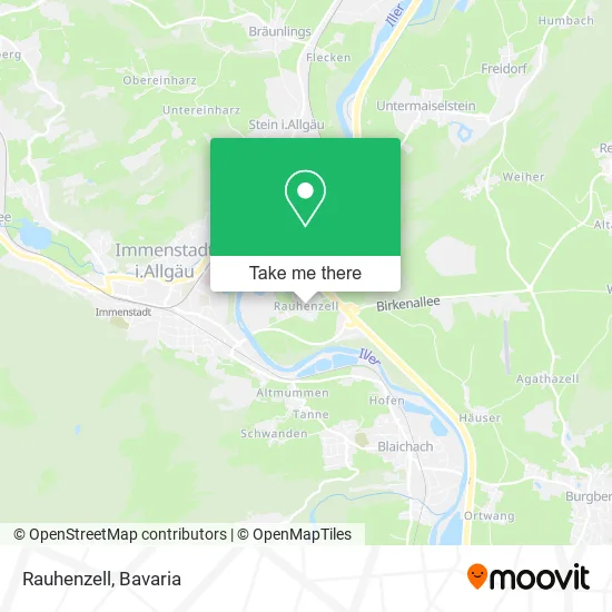 Карта Rauhenzell