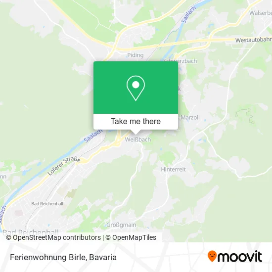 Карта Ferienwohnung Birle