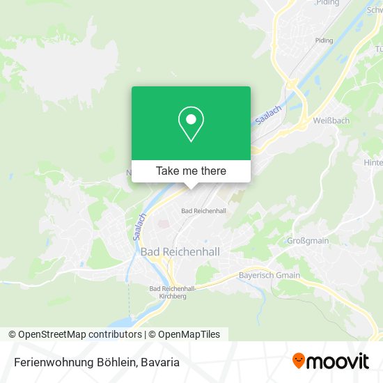 Карта Ferienwohnung Böhlein