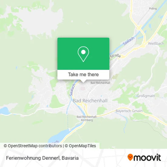 Карта Ferienwohnung Dennerl