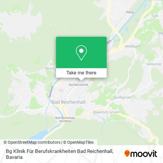 Bg Klinik Für Berufskrankheiten Bad Reichenhall map