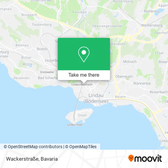 Карта Wackerstraße