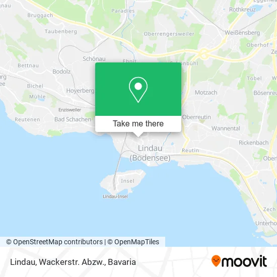 Карта Lindau, Wackerstr. Abzw.