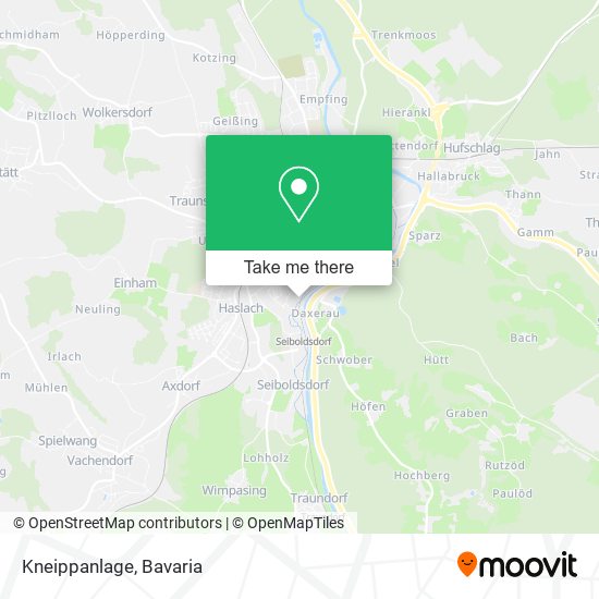 Карта Kneippanlage