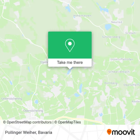 Pollinger Weiher map