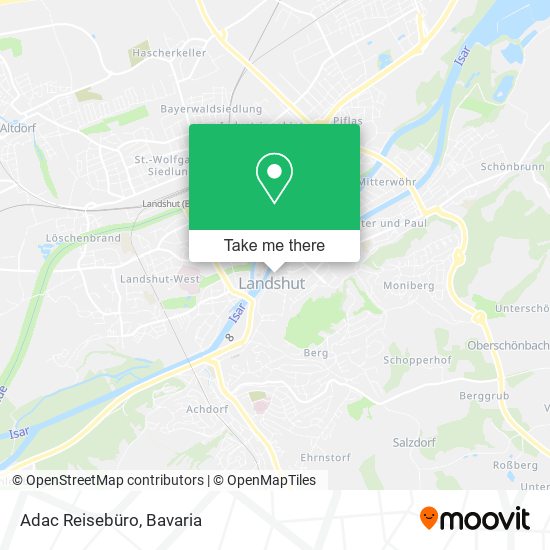 Adac Reisebüro map