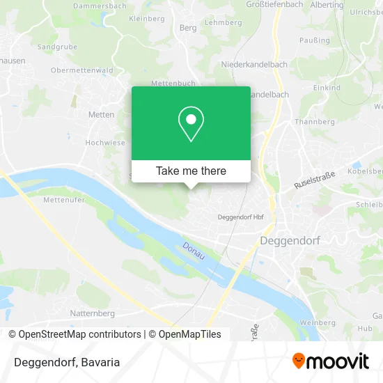 Карта Deggendorf