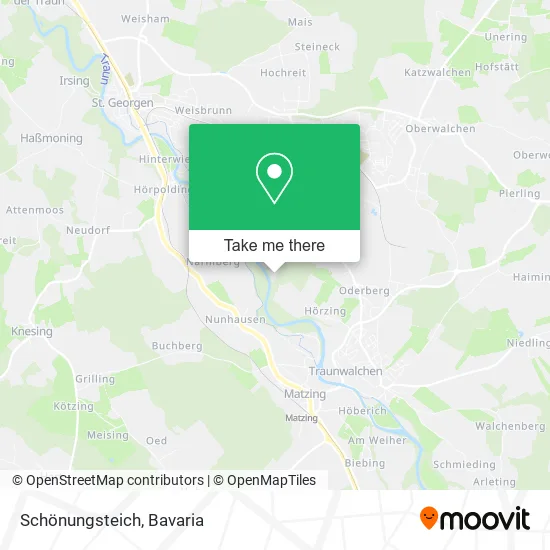 Карта Schönungsteich