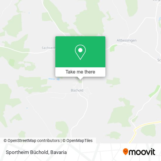 Sportheim Büchold map