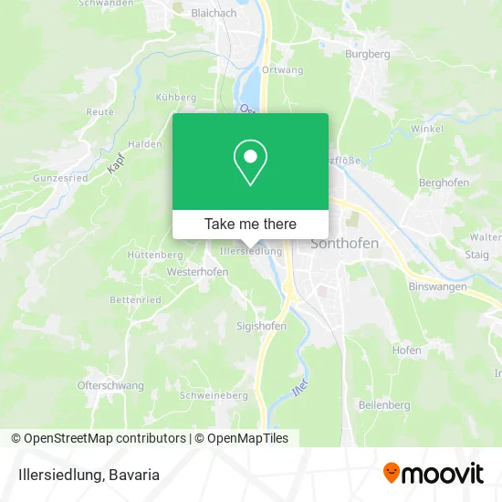 Карта Illersiedlung