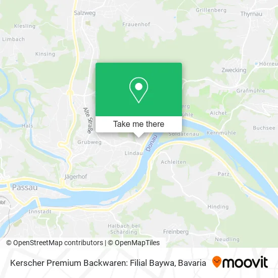 Карта Kerscher Premium Backwaren: Filial Baywa