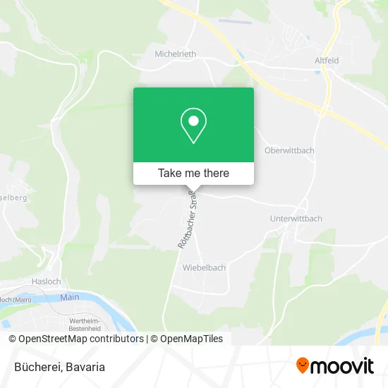 Карта Bücherei