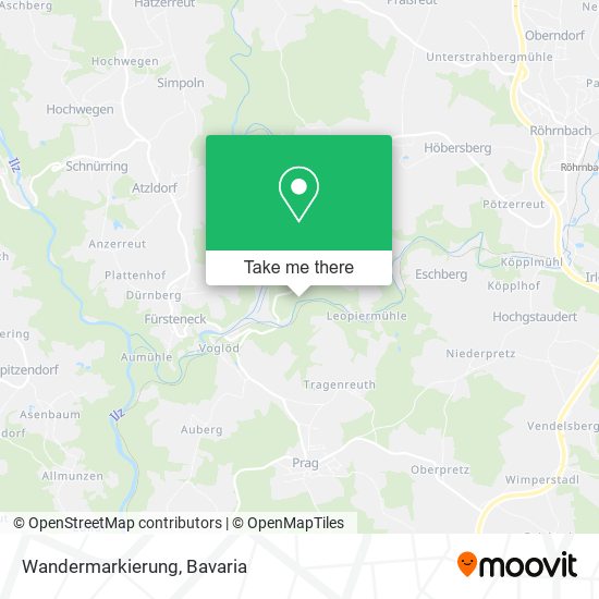 Карта Wandermarkierung