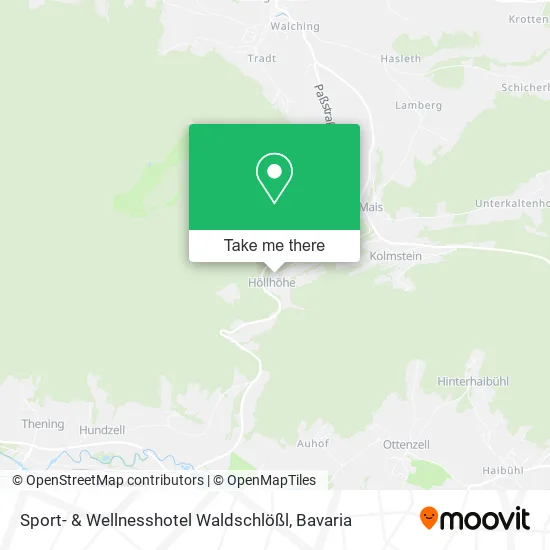 Карта Sport- & Wellnesshotel Waldschlößl