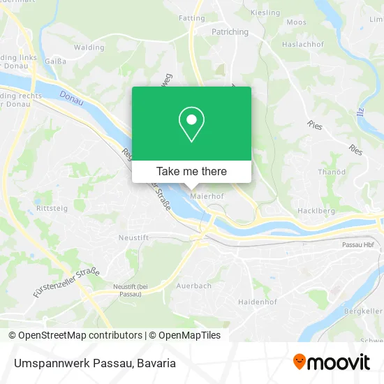 Карта Umspannwerk Passau