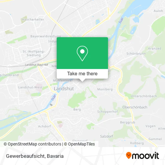 Карта Gewerbeaufsicht