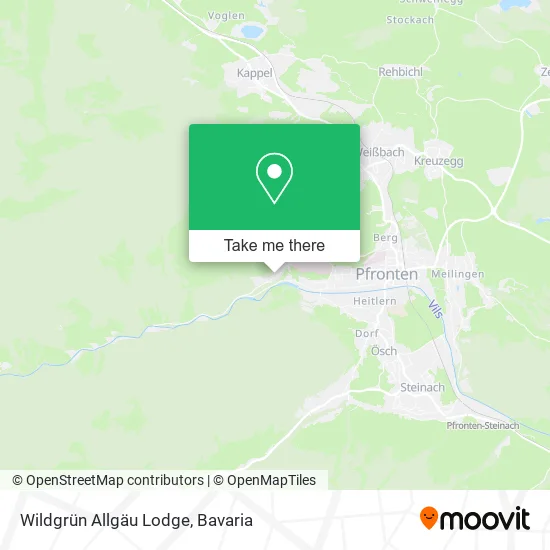 Карта Wildgrün Allgäu Lodge