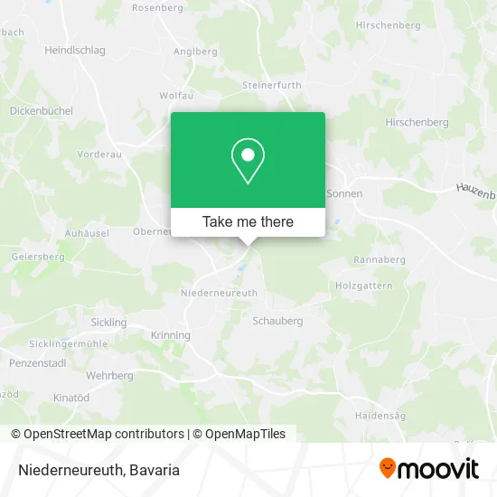 Карта Niederneureuth