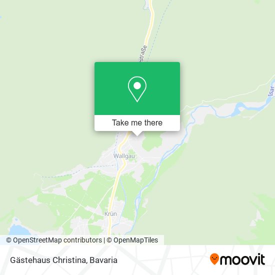 Gästehaus Christina map