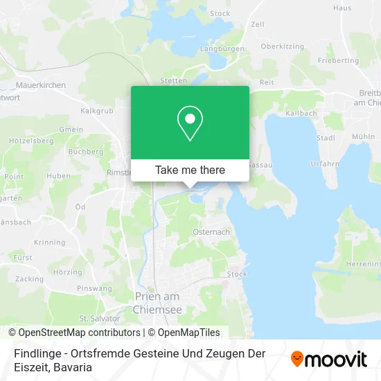 Карта Findlinge - Ortsfremde Gesteine Und Zeugen Der Eiszeit