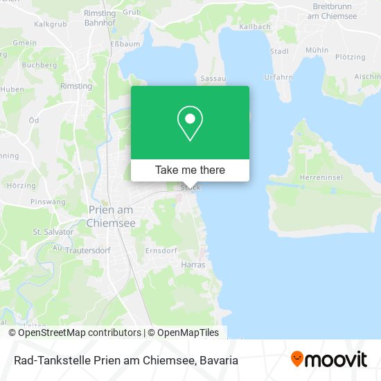 Rad-Tankstelle Prien am Chiemsee map