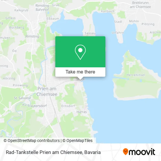 Карта Rad-Tankstelle Prien am Chiemsee