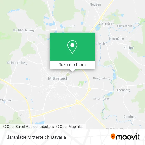 Карта Kläranlage Mitterteich