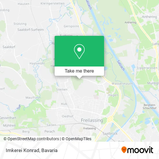 Карта Imkerei Konrad