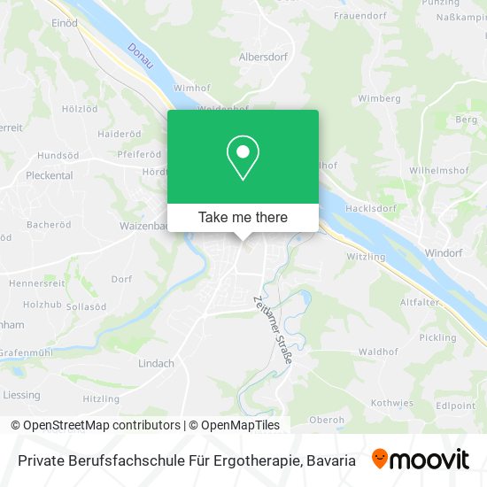 Private Berufsfachschule Für Ergotherapie map