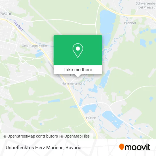 Карта Unbeflecktes Herz Mariens