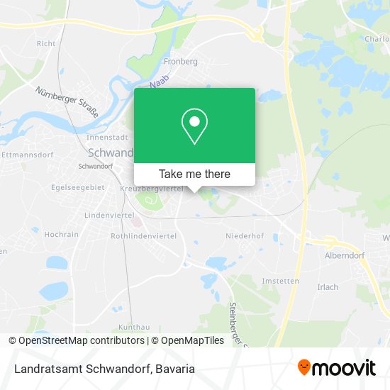 Landratsamt Schwandorf map