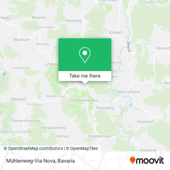 Карта Mühlenweg-Via Nova
