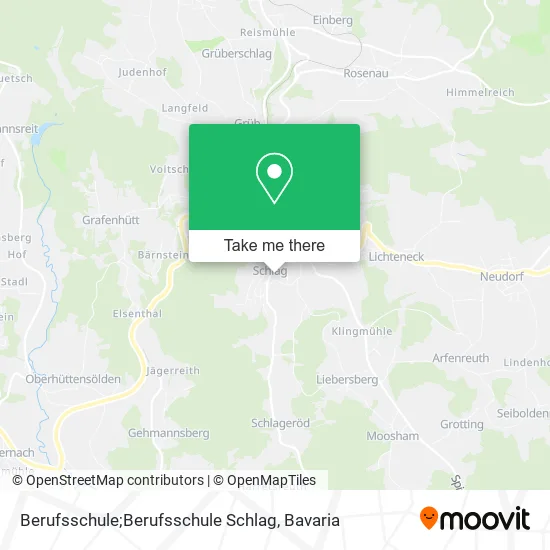 Карта Berufsschule;Berufsschule Schlag