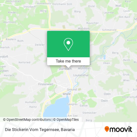 Карта Die Stickerin Vom Tegernsee