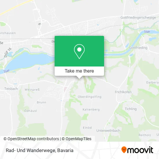 Карта Rad- Und Wanderwege