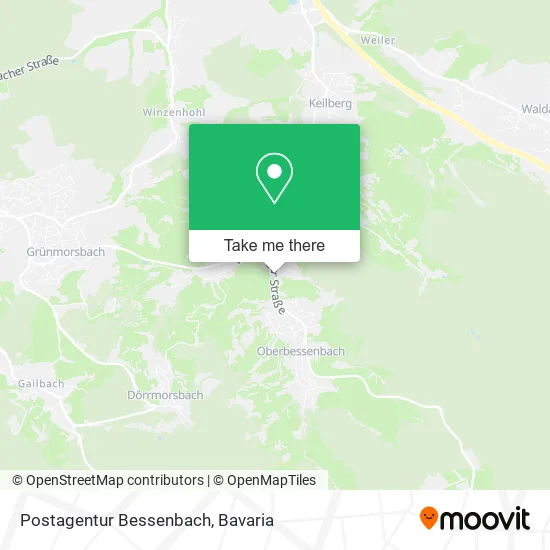 Карта Postagentur Bessenbach