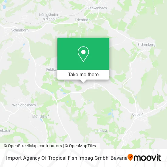 Карта Import Agency Of Tropical Fish Impag Gmbh