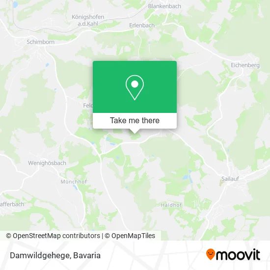Карта Damwildgehege