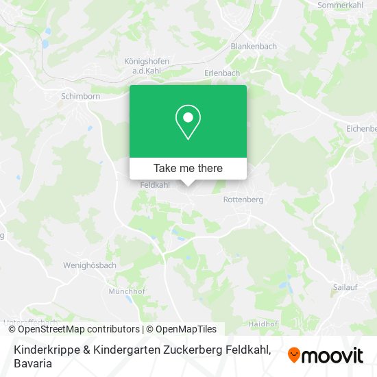 Kinderkrippe & Kindergarten Zuckerberg Feldkahl map