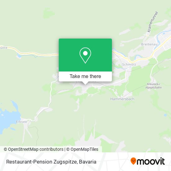 Карта Restaurant-Pension Zugspitze