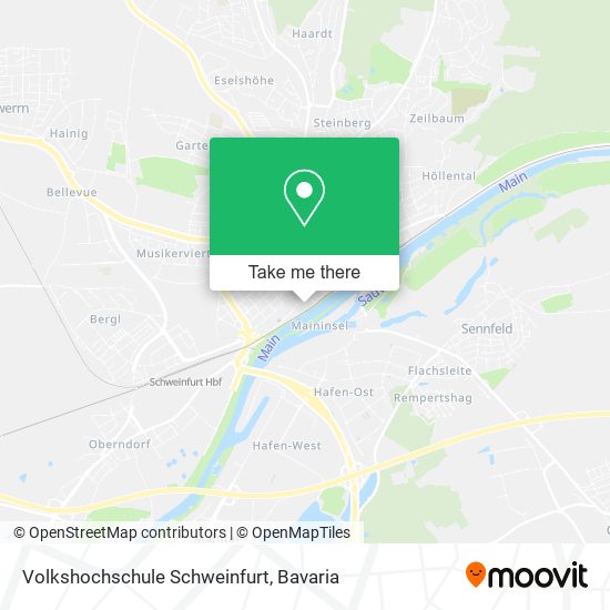 Volkshochschule Schweinfurt map