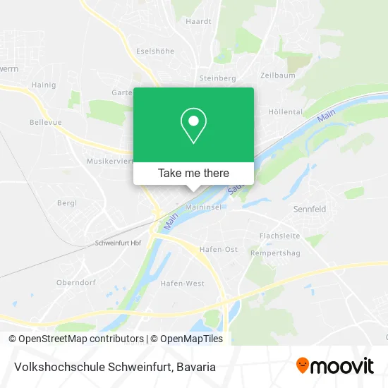 Карта Volkshochschule Schweinfurt