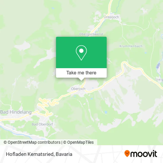 Карта Hofladen Kematsried