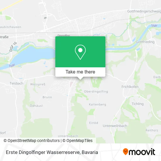 Карта Erste Dingolfinger Wasserreserve