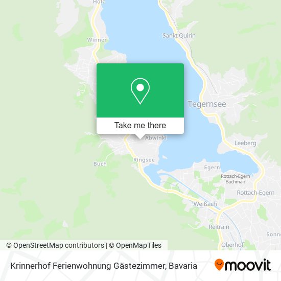 Krinnerhof Ferienwohnung Gästezimmer map