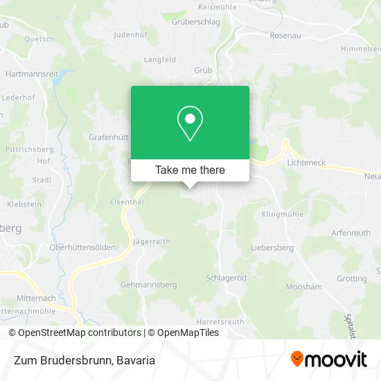 Карта Zum Brudersbrunn