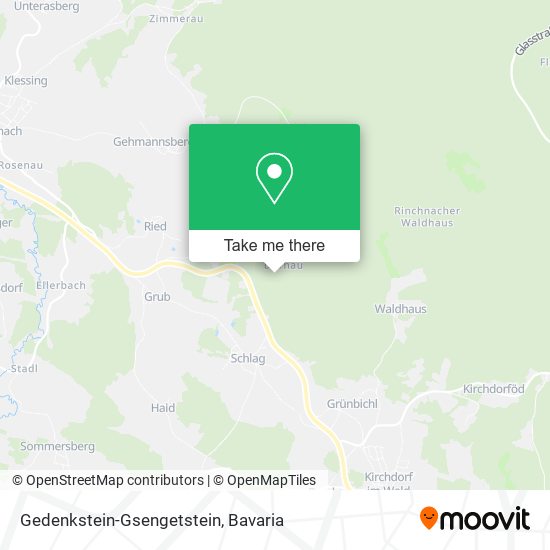 Карта Gedenkstein-Gsengetstein